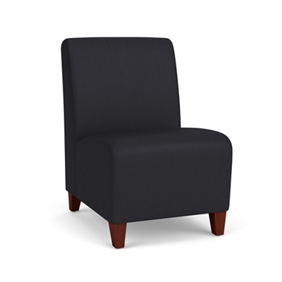 Armless Guest Chair in Designer Upholstery