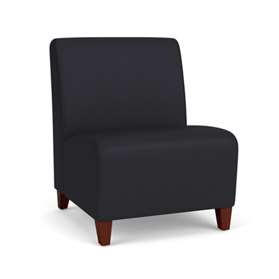 500 lb. Capacity Oversized Armless Guest Chair in Designer Upholstery
