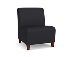 500 lb. Capacity Oversized Armless Guest Chair in Designer Upholstery