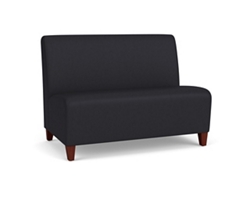 Armless Loveseat in Designer Upholstery