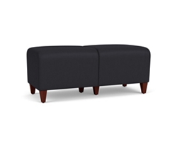 Two-Seat Bench in Designer Upholstery