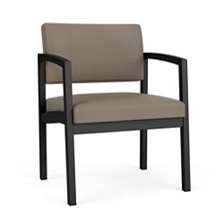 New Castle Steel Oversized Fabric Guest Chair with Standard Upholstery