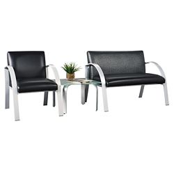 Symphony 3 pc. Seating Set with Table Chair Loveseat