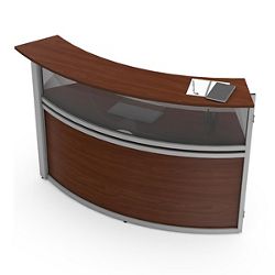 Magellan Reception Desk Add-On with Plexiglass Panel