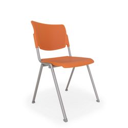 La Mia Poly Stacking Cafe Chair-Big & Tall - 4 Pk