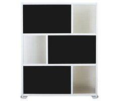 Framewall Freestanding Movable Room Divider - 76"W x 78"H