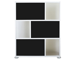 Framewall Freestanding Movable Room Divider - 76"W x 78"H