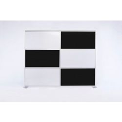 Framewall Freestanding Movable Room Divider - 100"W x 78"H