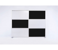 Framewall Freestanding Movable Room Divider - 100"W x 78"H