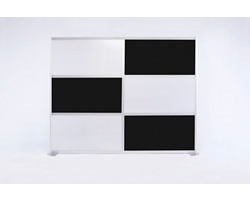 Framewall Freestanding Movable Room Divider - 100"W x 78"H