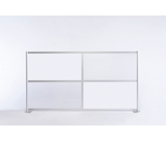 Framewall Freestanding Movable Room Divider - 100"W x 53"H