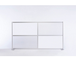 Framewall Freestanding Movable Room Divider - 100"W x 53"H