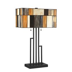 Tiffany Shade Table Lamp -25"H