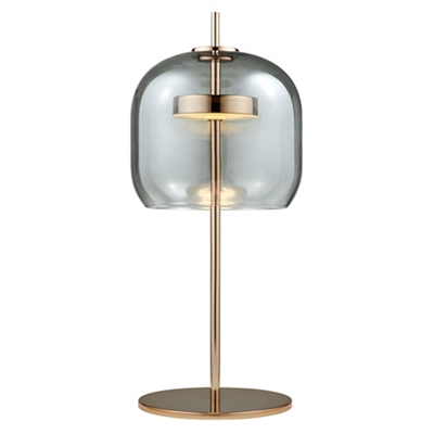 LED Smoke Gold Table Lamp Accent - 25"H