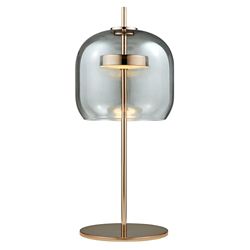 LED Smoke Gold Table Lamp Accent - 25"H