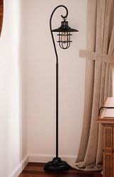 Metal Lantern Floor Lamp - 58.5"H