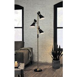 3-Lite Tree Floor Lamp - 70"H