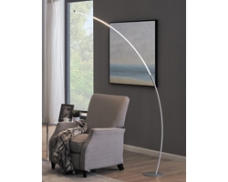 LED Large Arch Lamp, Silver - 80"H