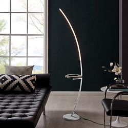 Floor Lamp w/ Charging Rest - 67.5"H