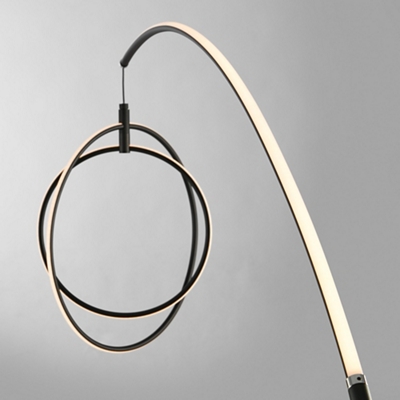 NBF Signature Series Orb Arc Floor Lamp - Thumbnail 2