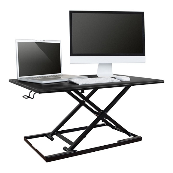Luxor Pneumatic Adjustable Height Desktop Riser | NBF