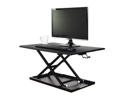 Luxor Pneumatic Adjustable Height Desktop Riser