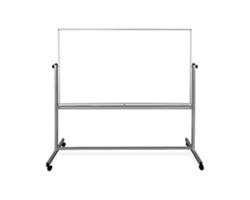 Magnetic Dry-Erase Mobile Whiteboard 60"Wx40"H