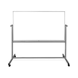 Magnetic Dry-Erase Mobile Whiteboard 60"Wx40"H
