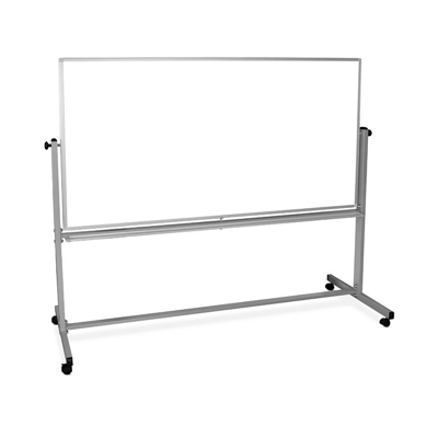 Magnetic Dry-Erase Mobile Whiteboard 72"Wx40"H