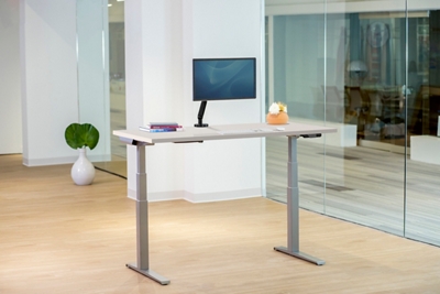 Levado Adjustable Height Table Desk - 48"W x 24"D