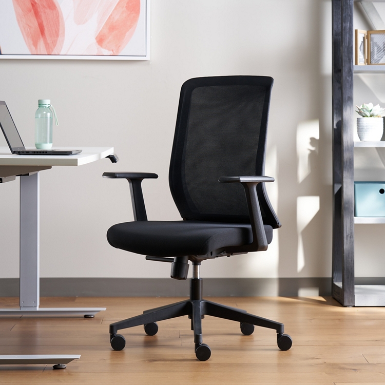  Shop comfortable task chairs at National Business Furniture designed to improve posture and match your office decor.