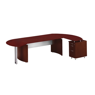 Contemporary L-Desk with Right Return - 116