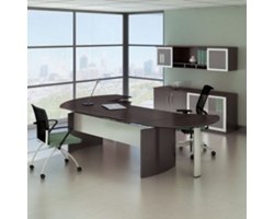 Complete Contemporary L-Desk Office Set - 116"W x 63"D