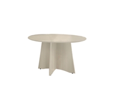 Round Contemporary Conference Table - 48" Diameter