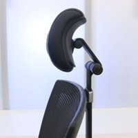 Arris chair with focus on headrest