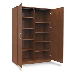 Divided Mobile Storage Cabinet - 48"W x 30"D