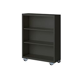 Vault 45”H Mobile Steel Bookcase