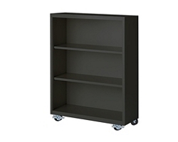 Vault 45”H Mobile Steel Bookcase