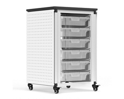 MBS 6-Bin Modular Classroom Storage Cabinet – 18" W x 29" H