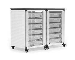 MBS 12-Bin Modular Classroom Storage Cabinet – 36" W x 29" H