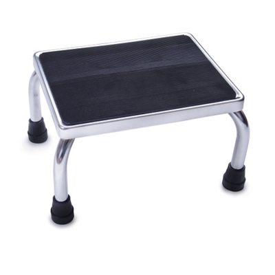 Chrome Footstool - 16"W