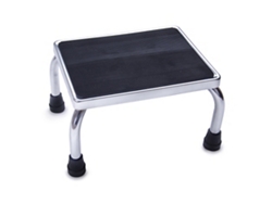 Chrome Footstool - 16"W
