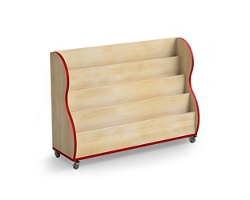 Curriculum Mobile Magazine/Book Rack – 47"W x 31.5”H