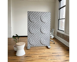 Shift Deco Mobile Room Divider - 48"W x 72"H