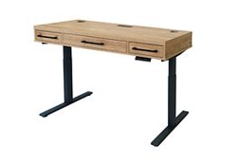 Mason Adjustable-Height Standing Desk - 57"W x 24"D