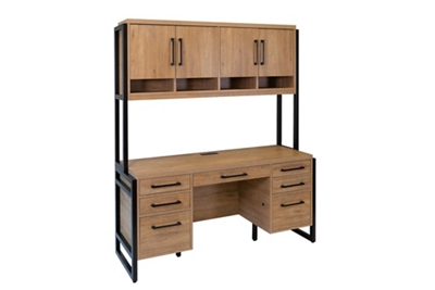 Mason Credenza w/ Hutch - 66"W x 21"D