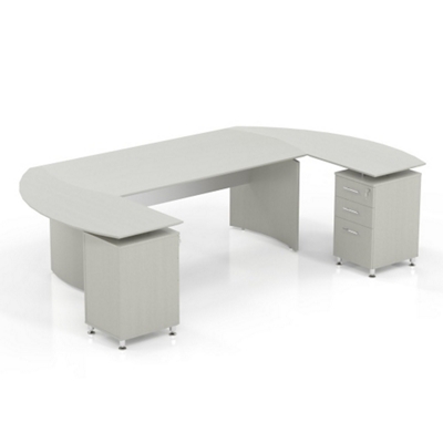 Curved U-Desk - 112"W