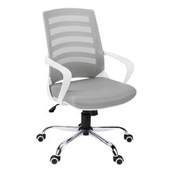 Striped Back Mesh Office Chair - 300 lb capacity