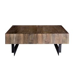 Solid Wood Coffee Table - 42.5"W