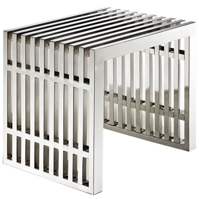 Gridiron 19.5" Stainless Steel Bench
